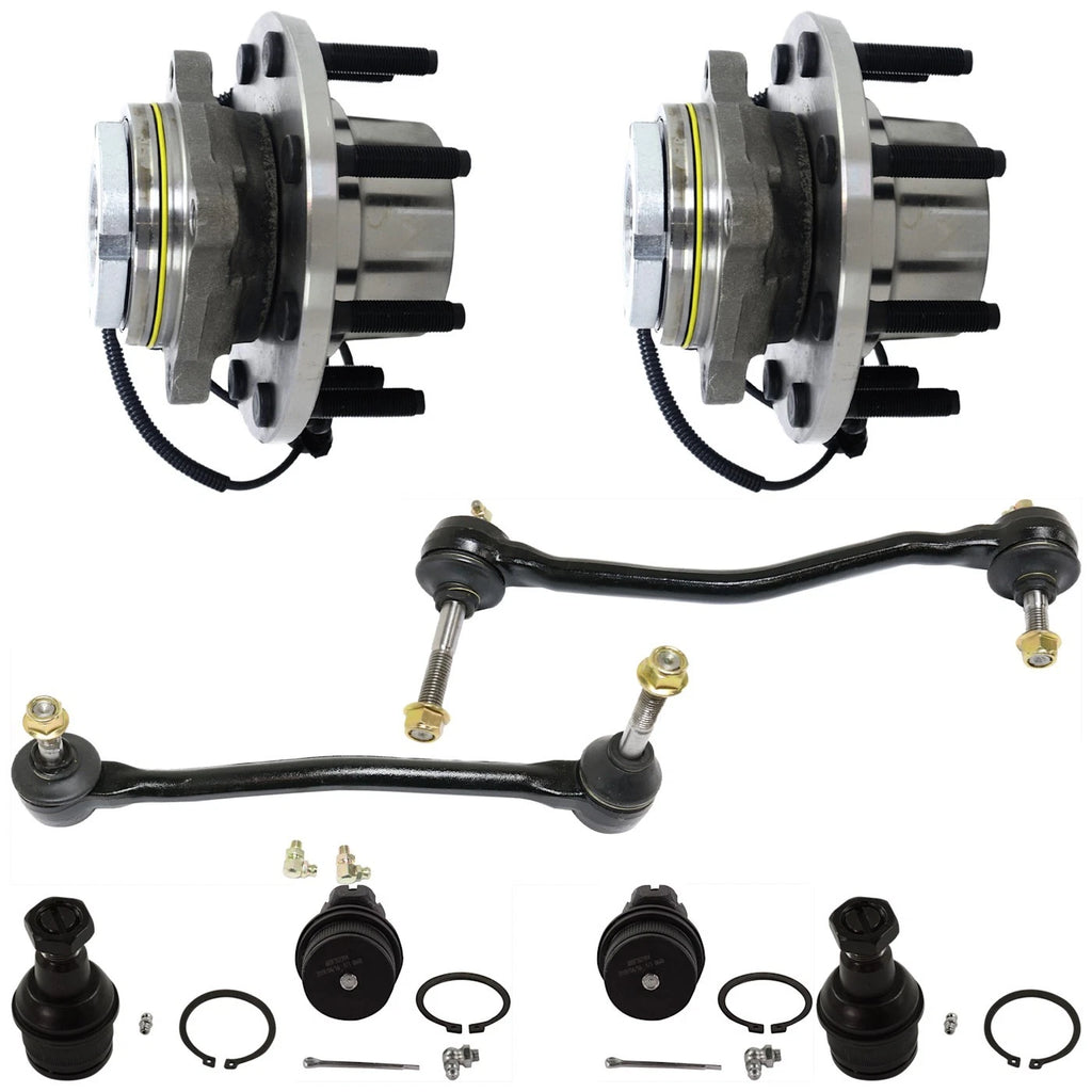 Set of 2 ABS Wheel Hubs for 4WD 4X4 Vehicles