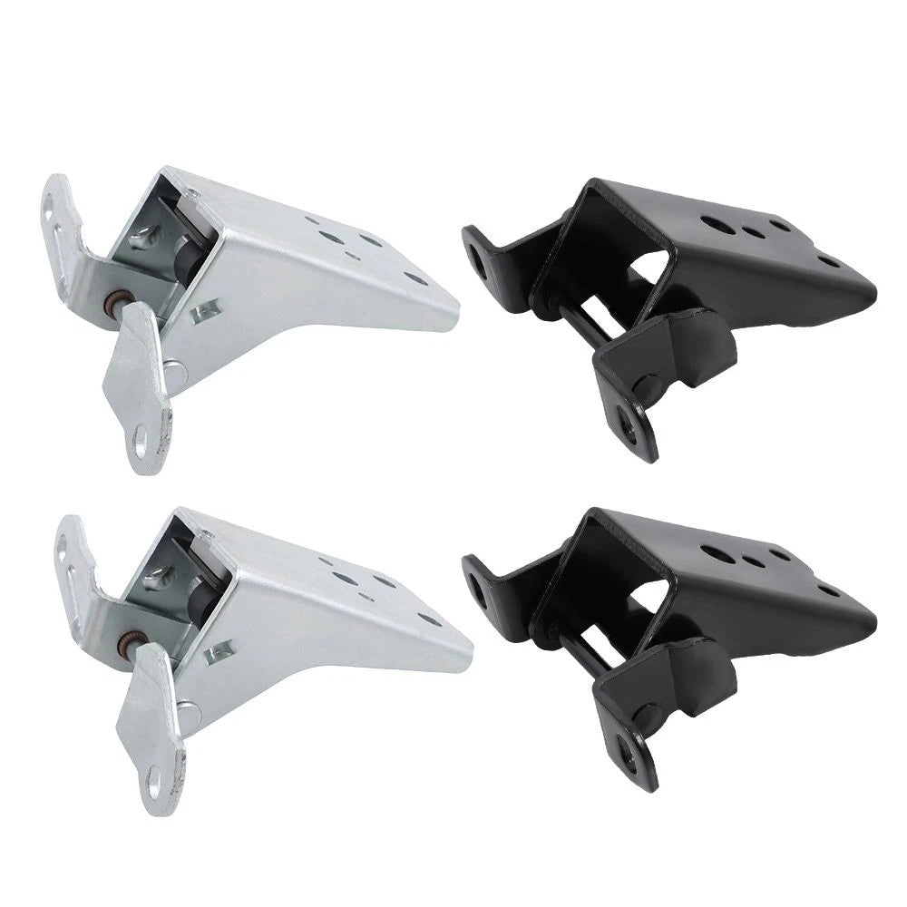 Set of 2 Body Door Hinges for Ford F150 F250 F350 (1980–1997) Black Steel