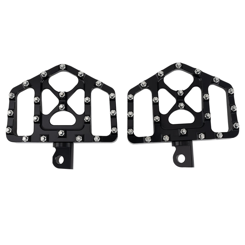 MX 360°Roating Offroad Mini Floorboard Footrest Boards Foot Pegs For H-D Harley