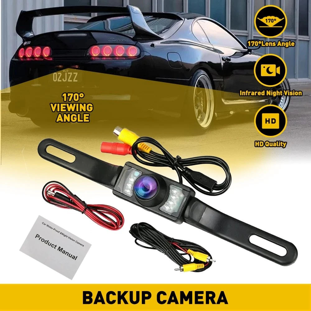 Backup Camera for HD Car (Waterproof, Night Vision, Wide Angle)