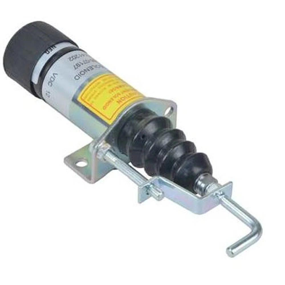 Fuel Shut Off Solenoid Valve 12V for John Deere Yanmar (Fits 366-07197)