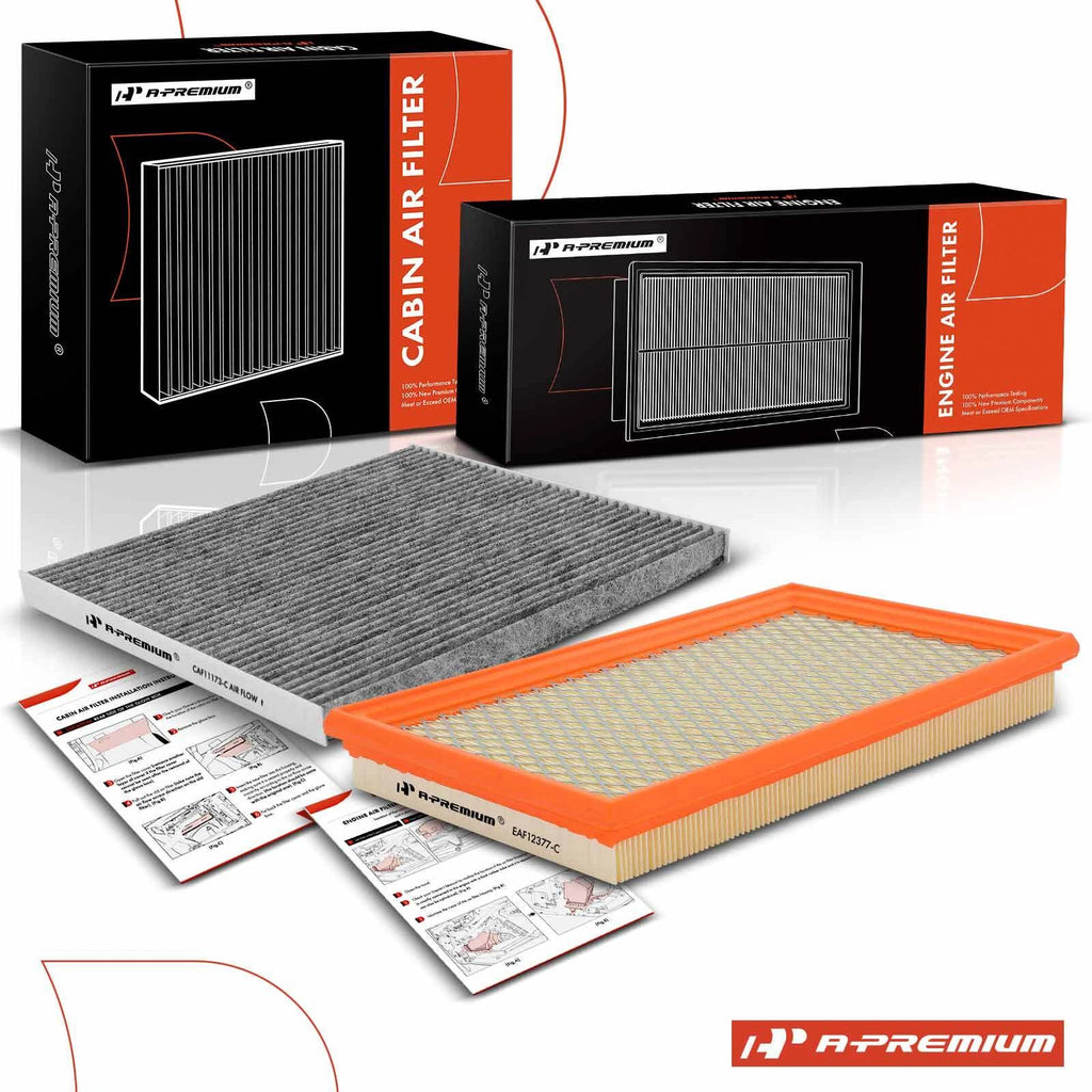 Engine & Activated Carbon Cabin Air Filter for Nissan Altima Maxima (2013–2020)