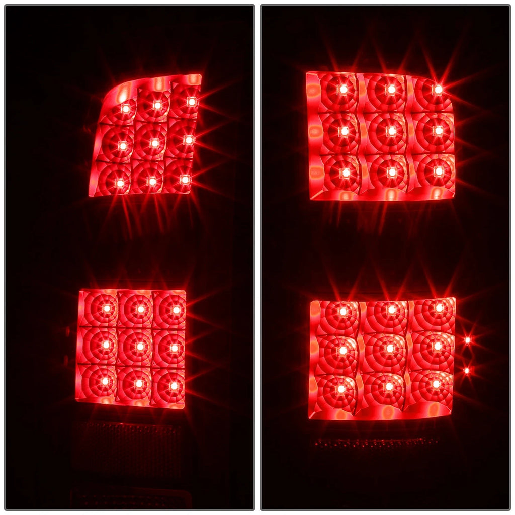 Full LED Tail Brake Light Stop Lamps for GMC Sierra 1500 2500 HD (2007–2014)
