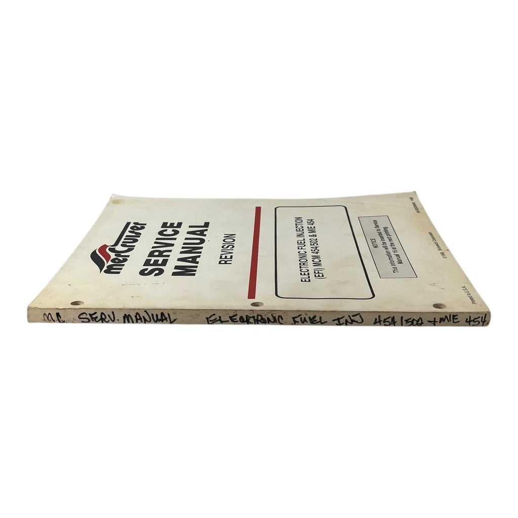 Service Manual for Mercruiser MCM 454/502 & MIE 454 (90-823224940)