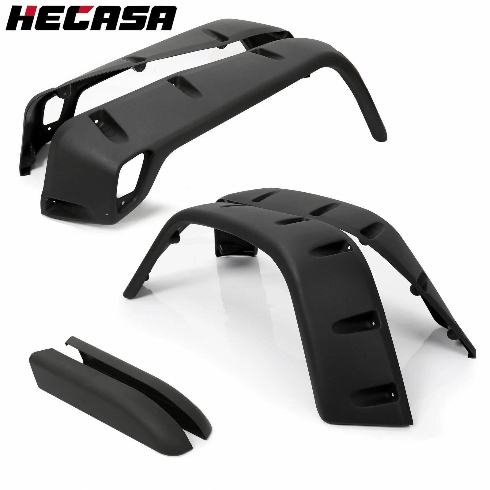 Set of 4 Pocket Extended Fender Flares for Jeep Wrangler TJ (1997–2006)