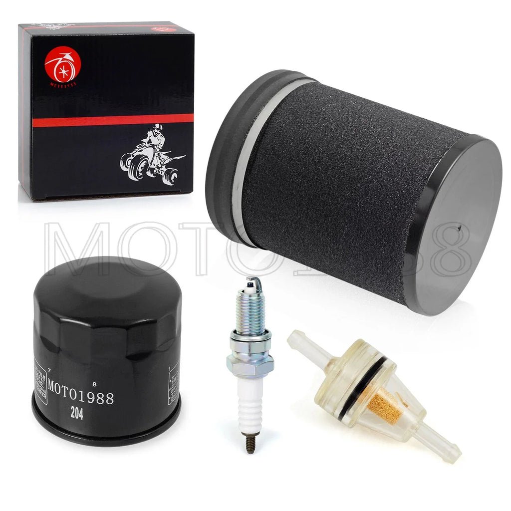 3x Air Filter Oil Filter Spark Plug Kawasaki KVF360 4x4 (2003–2013)