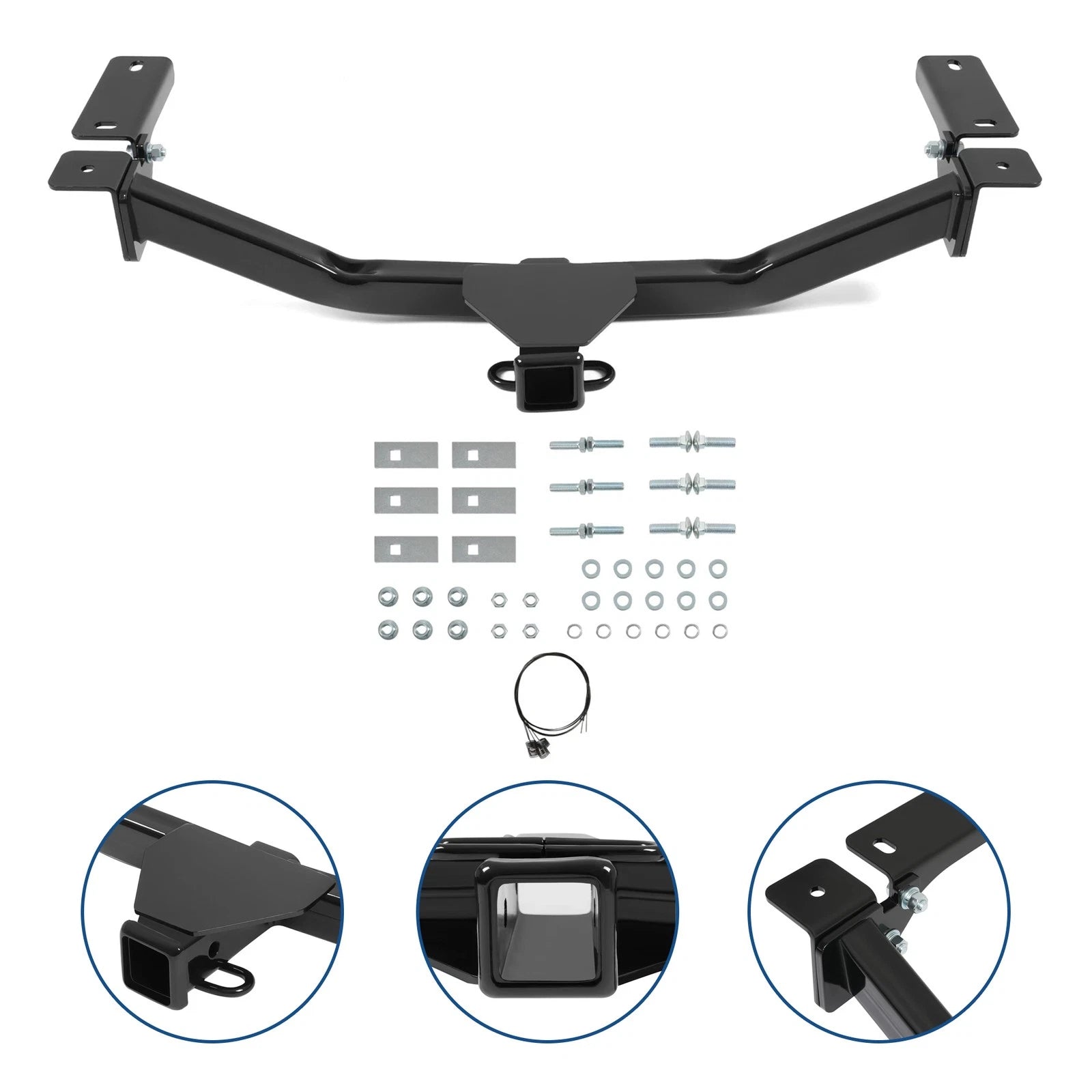 Class 3 Trailer Hitch Receiver 2" for Ford Edge (2007–2014)/Lincoln MKX (2007–2015)