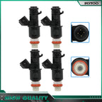 Set of 4 Fuel Injectors for Honda Civic (2006–2011) & Honda Fit (2010–2013)