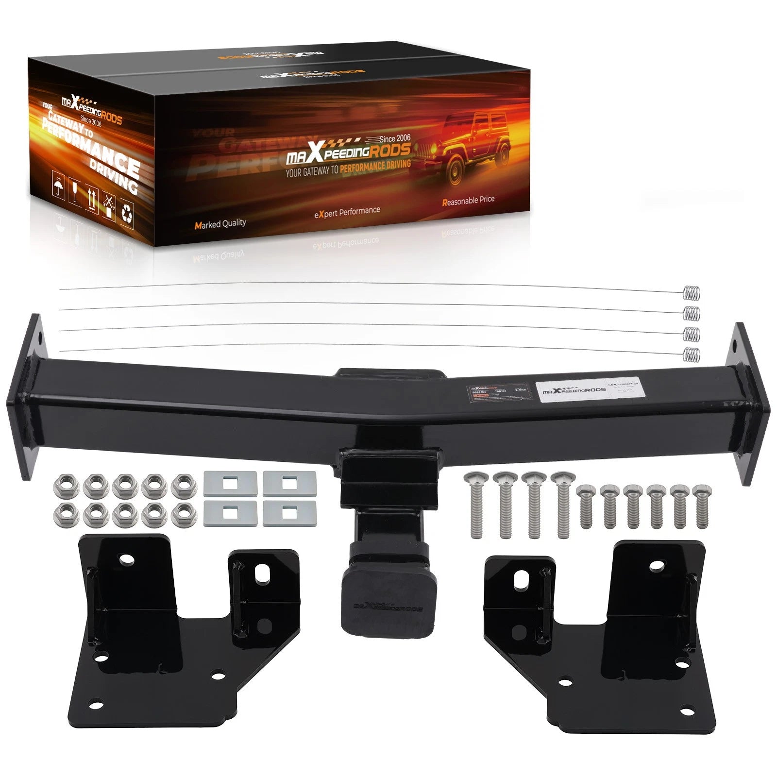 Front Mount Hitch for Cadillac Escalade (2000-2006) Class 3 Steel 2" Receiver