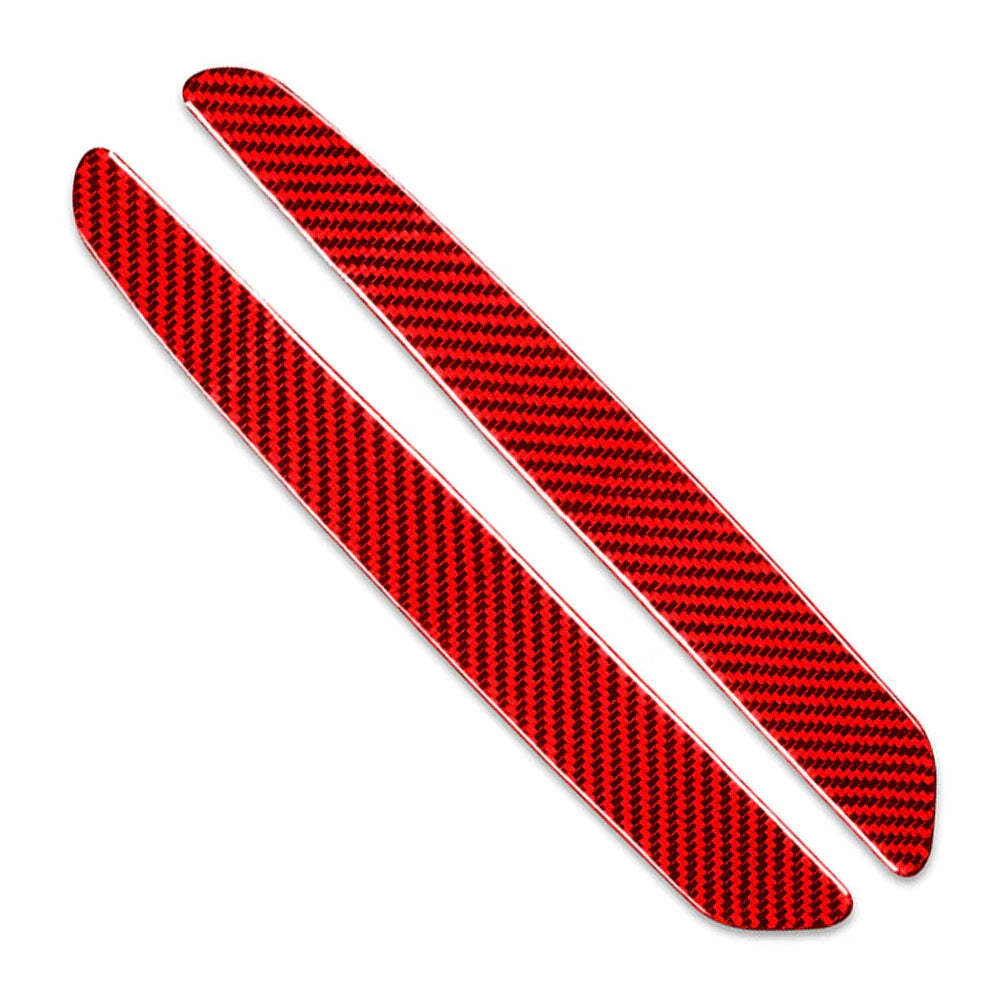 Carbon Red Door Sill Scuff Guard Plate Cover for Alfa Romeo Giulia (15-19)
