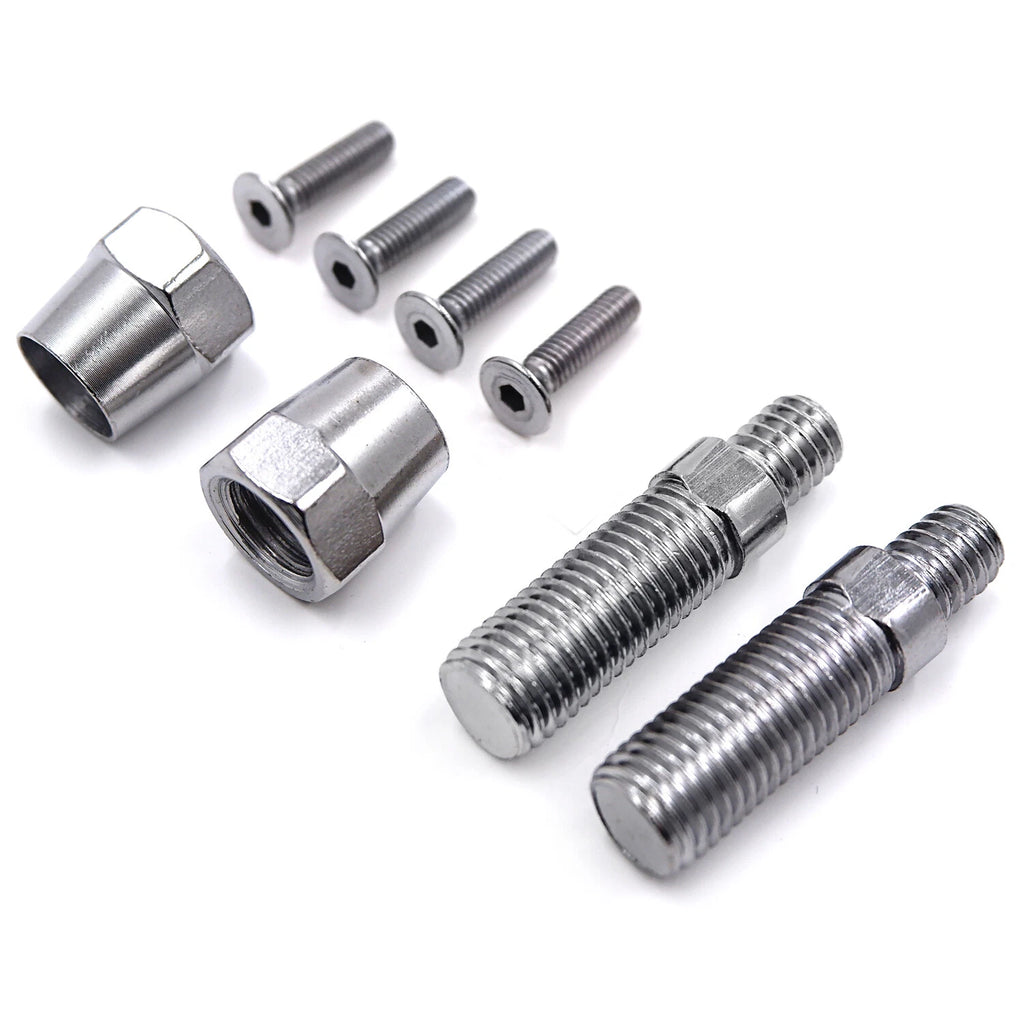 Mirror Mounting Screws Bolts for Honda Kawasaki Suzuki Cruiser Bike (Universal)