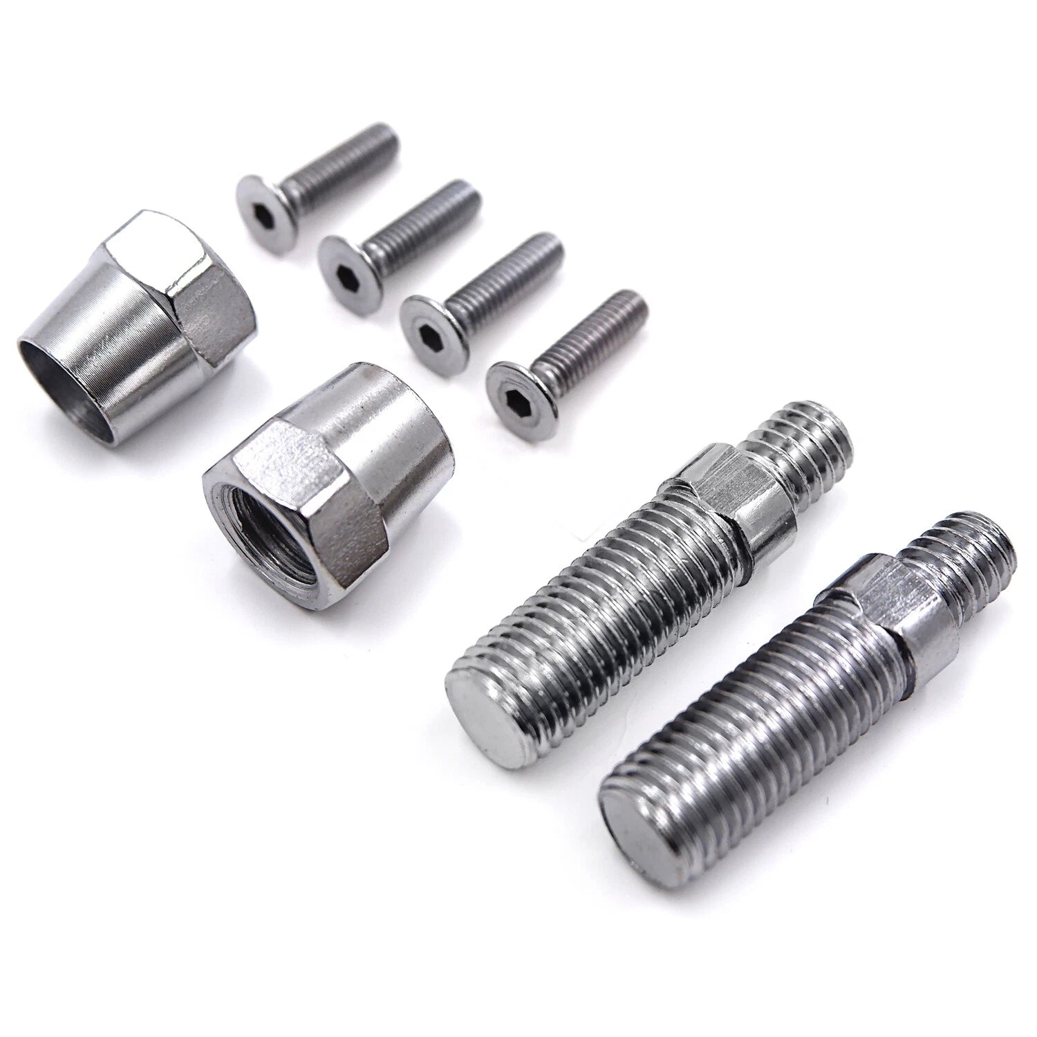 Mirror Mounting Screws Bolts for Honda Kawasaki Suzuki Cruiser Bike (Universal)