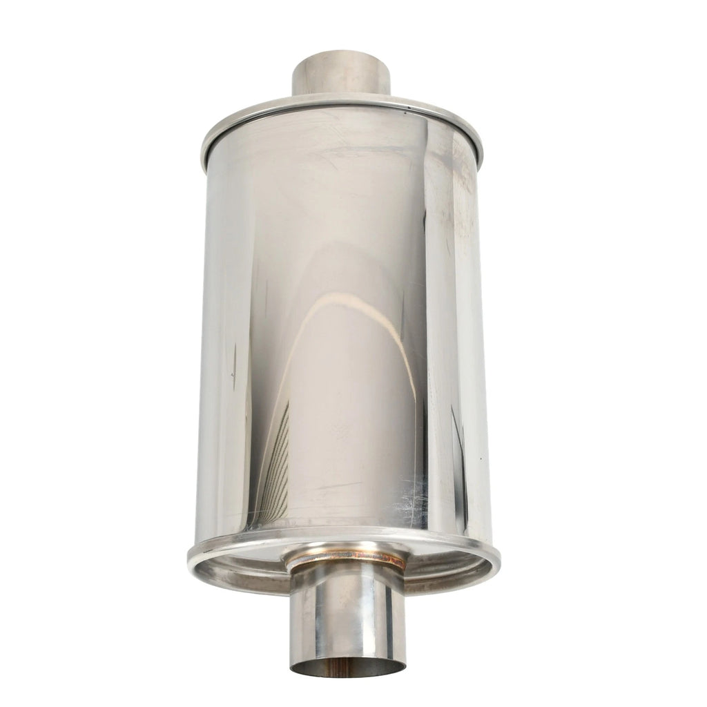 2-1/4 Inch Center Inlet Ultra Quiet Resonator for