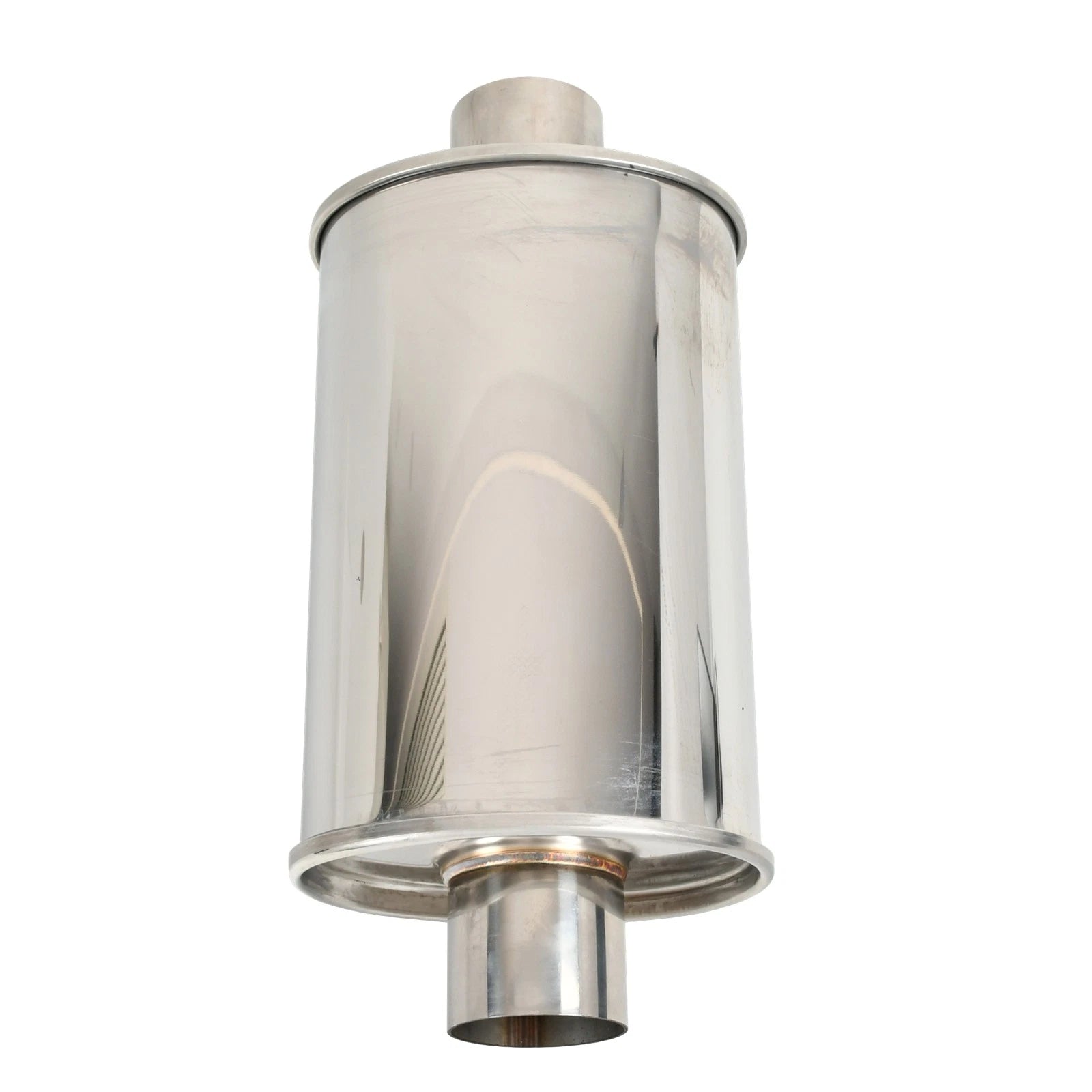 2-1/4 Inch Center Inlet Ultra Quiet Resonator for
