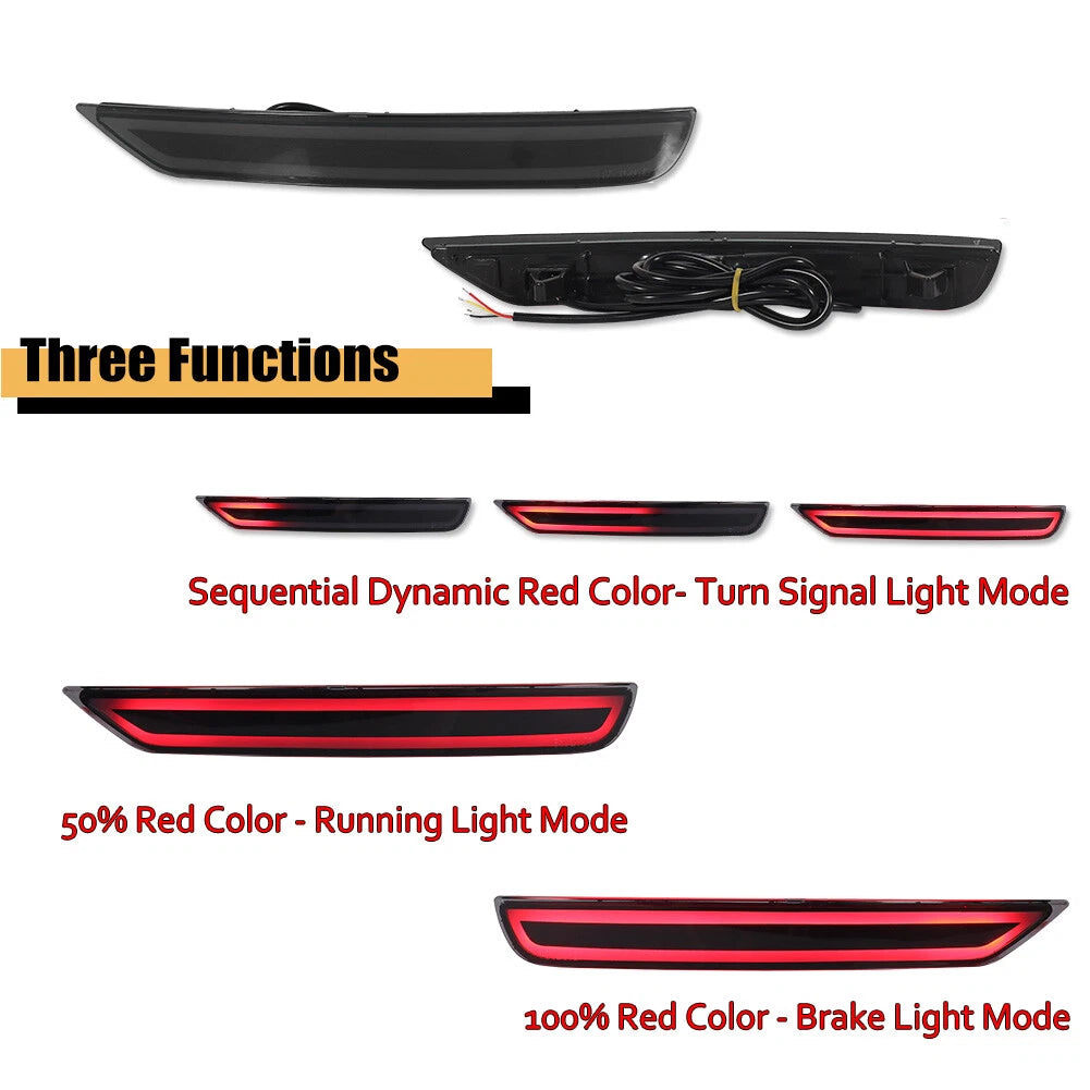 LED Brake Tail Light with Strobe Flash for Subaru Forester (2008–2018)