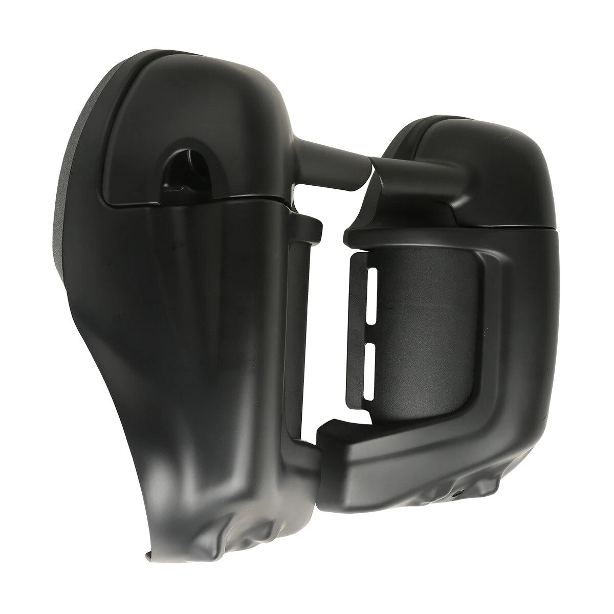 Matte Black Lower Vented Leg Fairings for Harley Touring Models (2014–2023)