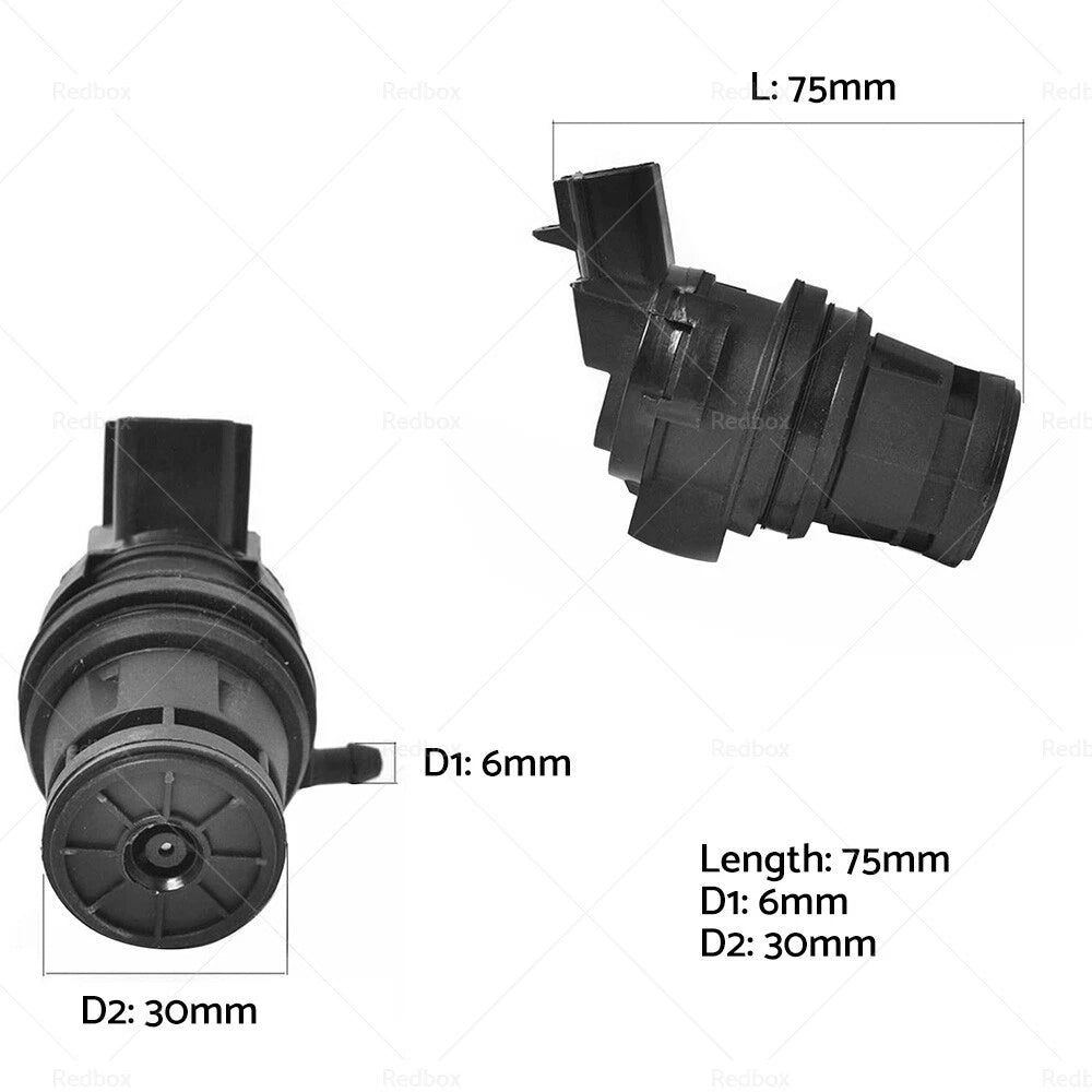 Wiper Washer Pump Motor for Toyota Hilux KUN16 KUN25 KUN26 (2005–2015)