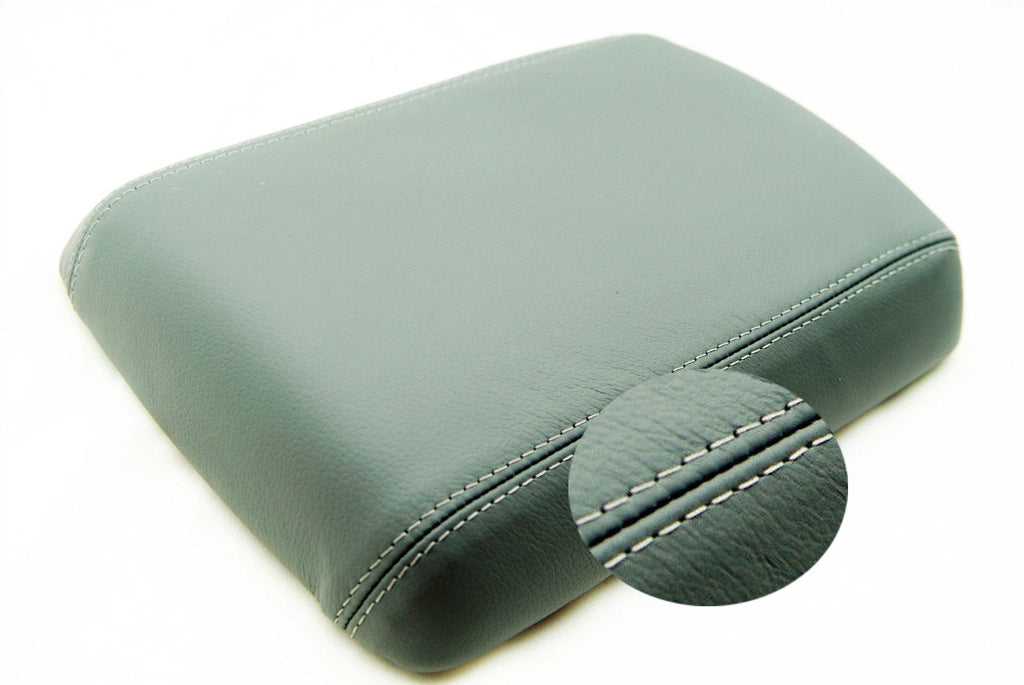 Center Console Armrest Cover for Nissan Pathfinder (2005–2012) Gray Leather