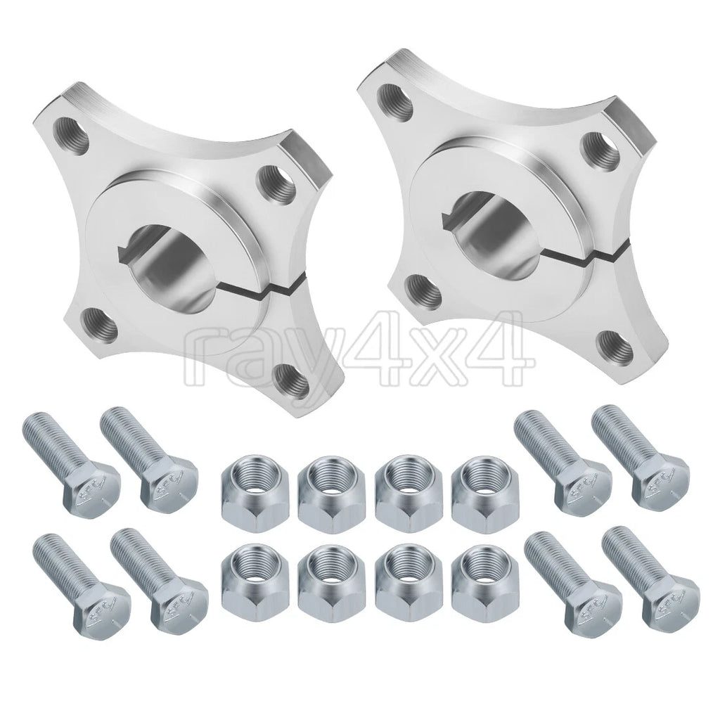 Set of 4 Aluminum Rear Axle Wheel Hubs 1-1/4" Bore for Go Kart