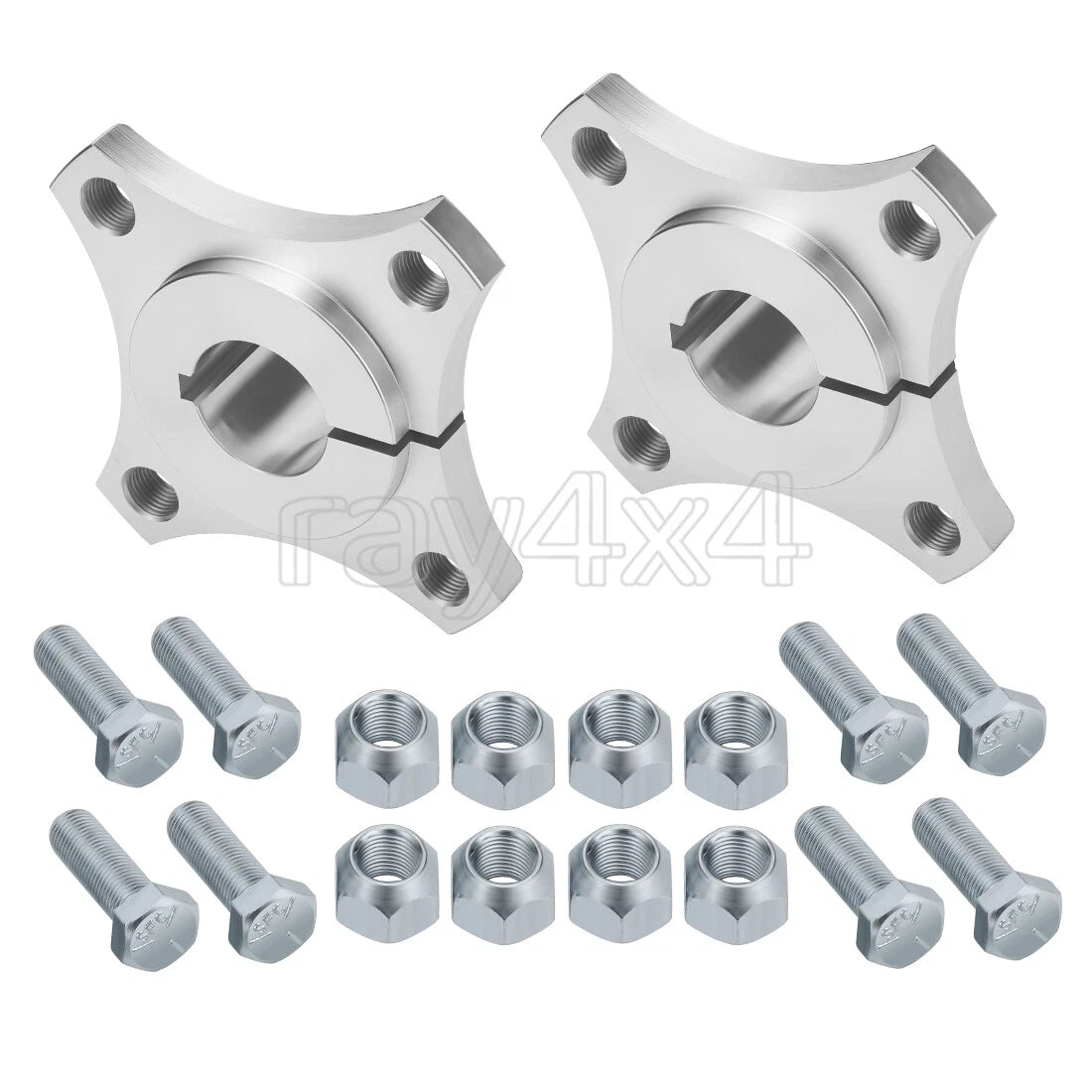 Set of 4 Aluminum Rear Axle Wheel Hubs 1-1/4" Bore for Go Kart