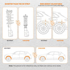 Coilover Shocks for Subaru Impreza WRX GC8 (1993-2001)