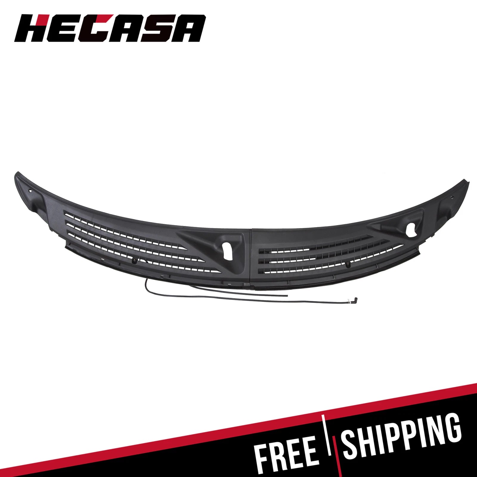 Set of 2 Windshield Wiper Cowl Panel Grille Seals for Ford F150 (2009–2014)