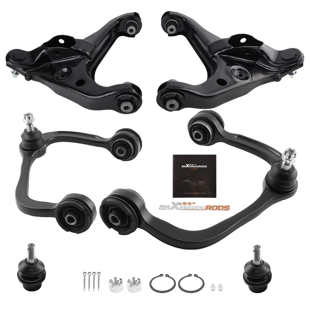 6pc Front Lower Upper Control Arms for Ford F-150, Expedition (2009–2013) K621267