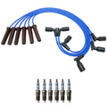 NGK Wire Set & Bosch 6 Double Platinum Spark Plugs for Silverado 1500 (1999–2006)