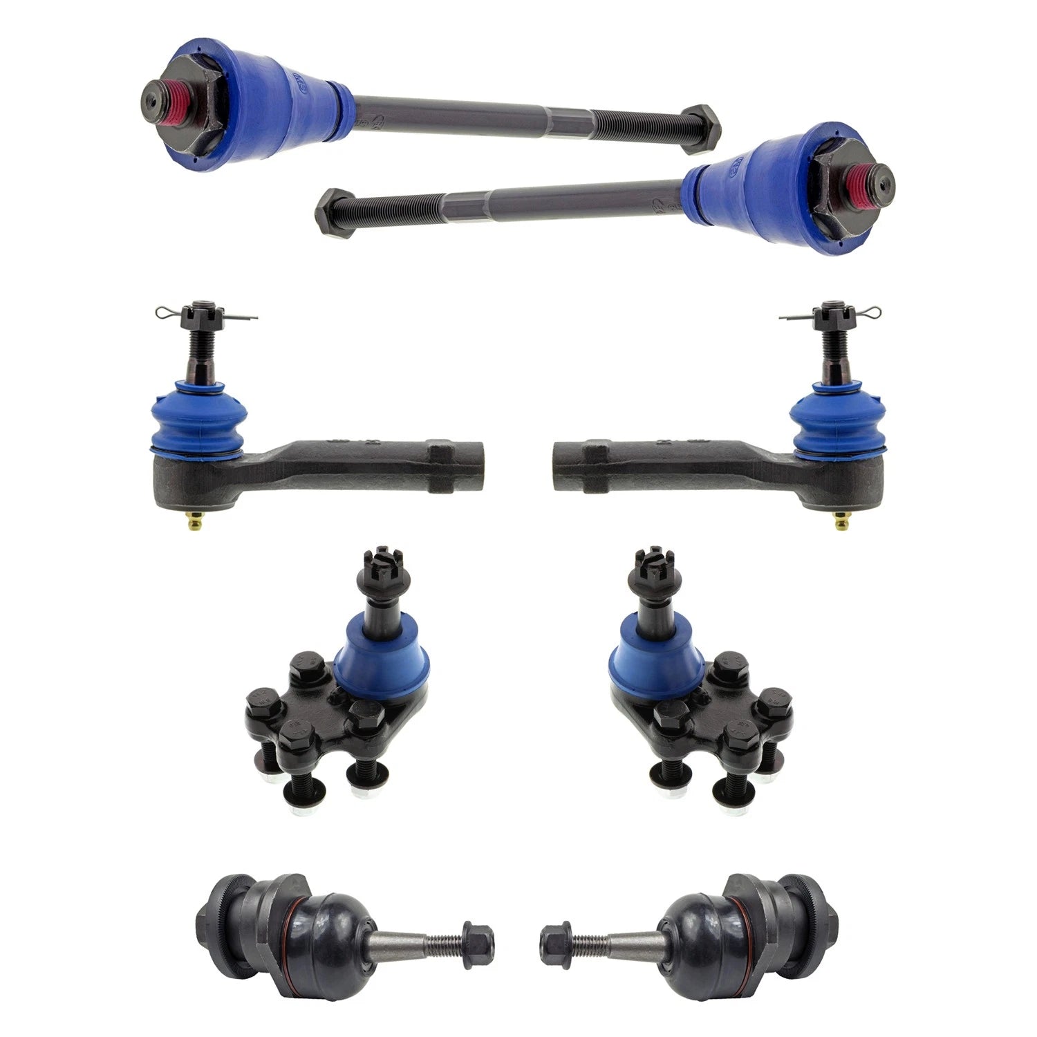 8PC Front Tie Rods & Ball Joints Kit for Silverado Sierra 1500 (2014–2019)