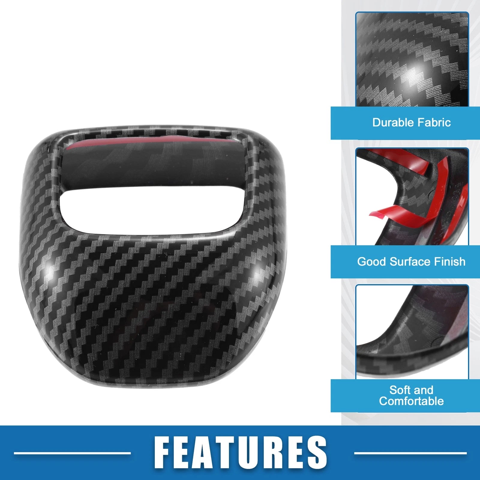 Gear Shift Lever Cover for Nissan Rogue (2022–2023) Black Trim