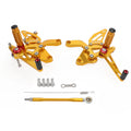 Aluminum Gold Rear Sets Footpegs Footrest for Kawasaki Z900 (2021–2022)