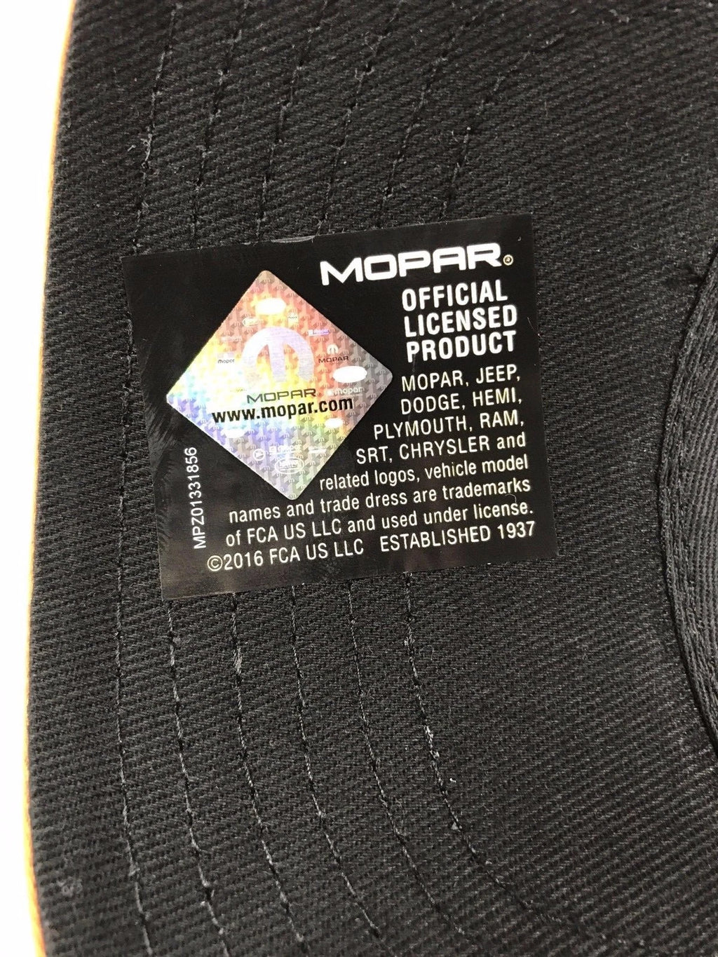 Hat Cap Black White Orange Dodge Hemi Logo Licensed for Chrysler Dodge (2005–2015)