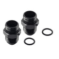 2Pcs AN8 Flare to 8AN ORB Male Fitting Adapter for Universal