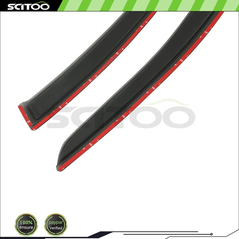 4Pcs Window Visor Shade Rain Guard for Nissan Altima (2013–2018)