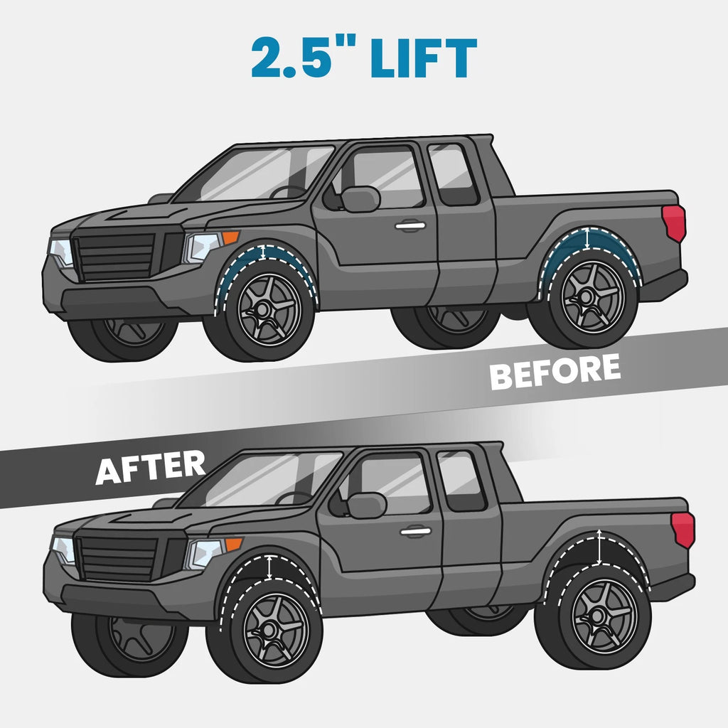 2.5 Inch Suspension Lift Kit for Ford F-150 2WD 4WD (2004–2008)