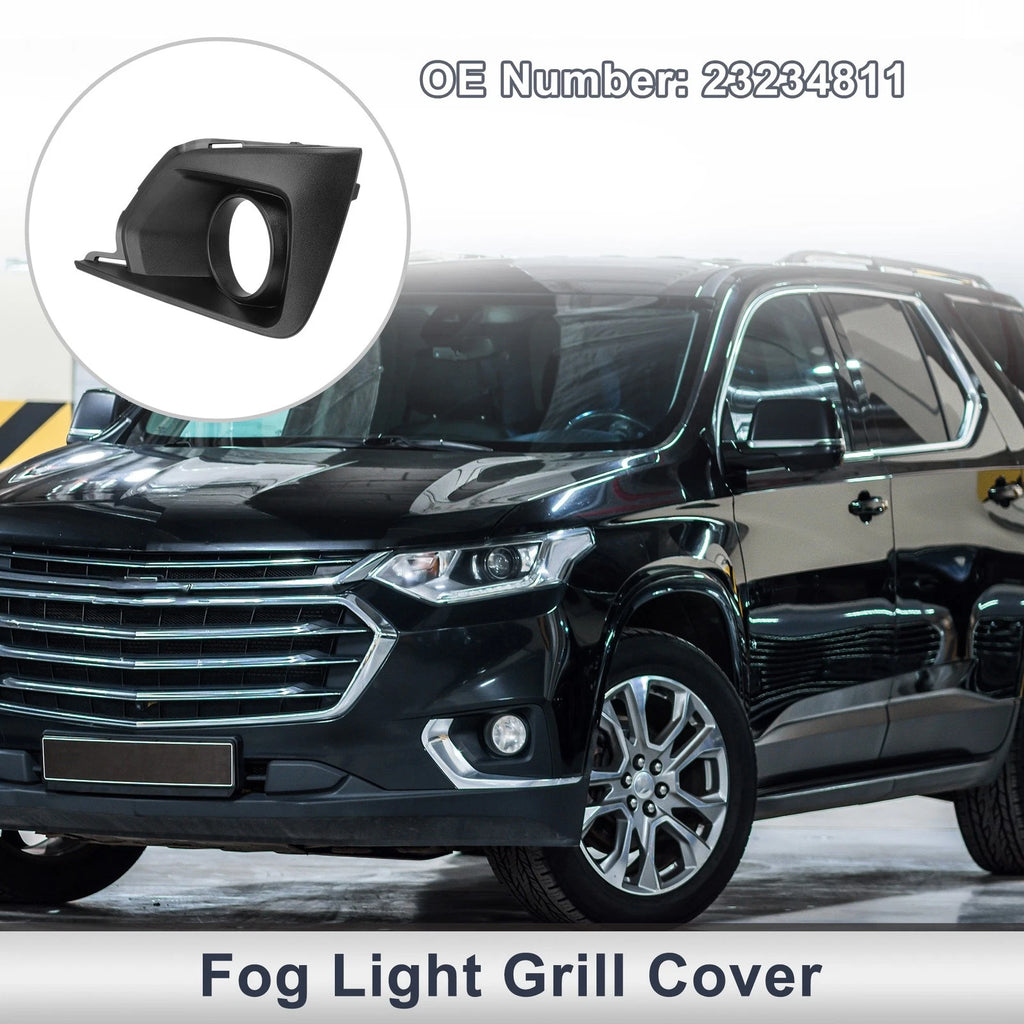 1 Pc Fog Light Grill for Chevrolet Traverse (2018–2019) No. 23234811