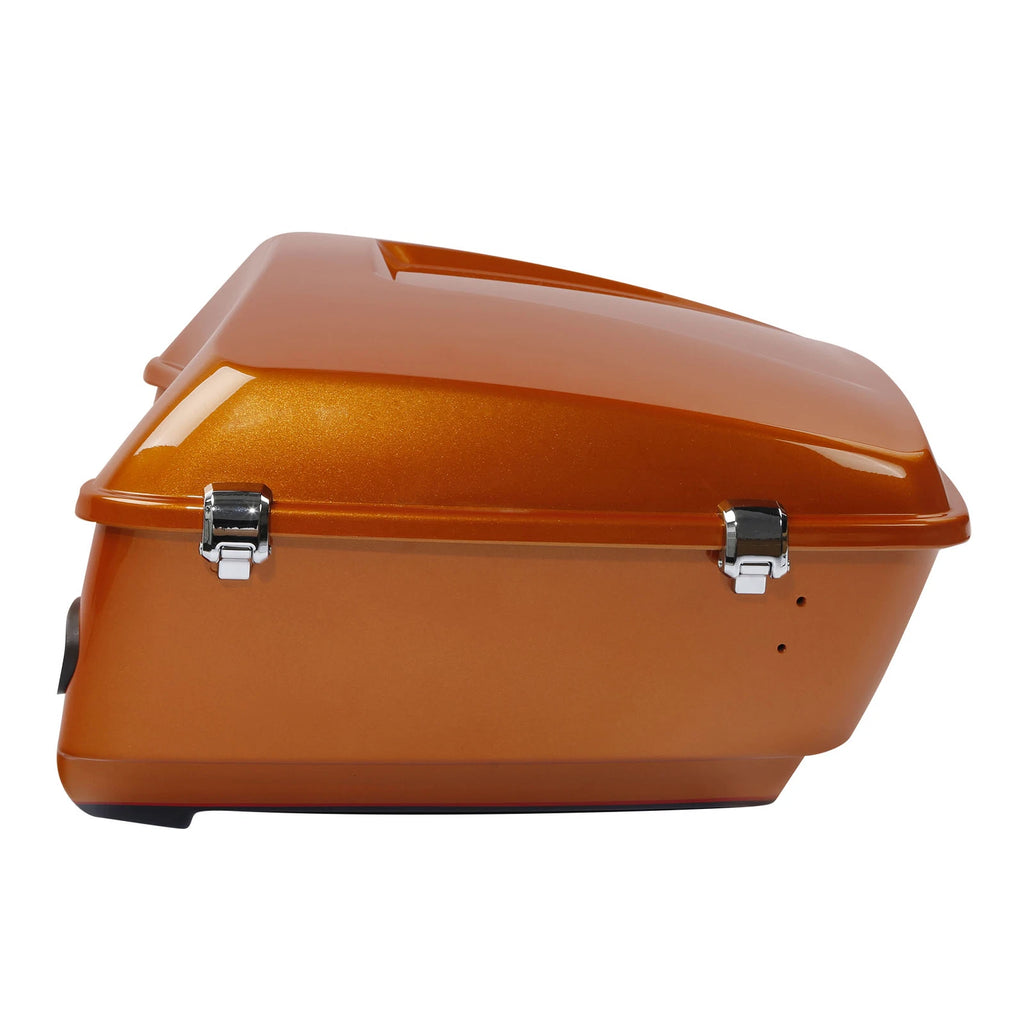 King Trunk for Harley Electra Glide (2014–2025) Amber Whiskey / Vivid Black