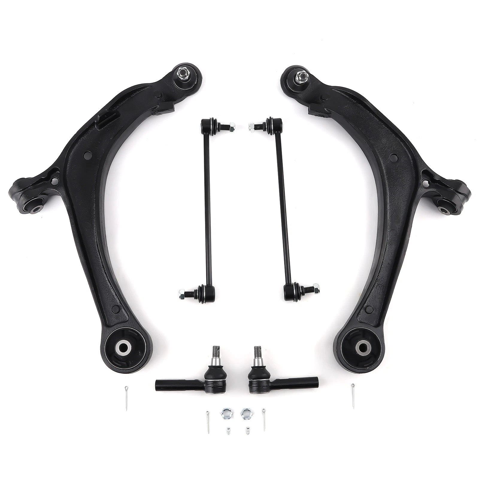 Front Suspension Lower Control Arms & Tie Rods Kit for 2011–2017 Honda Odyssey