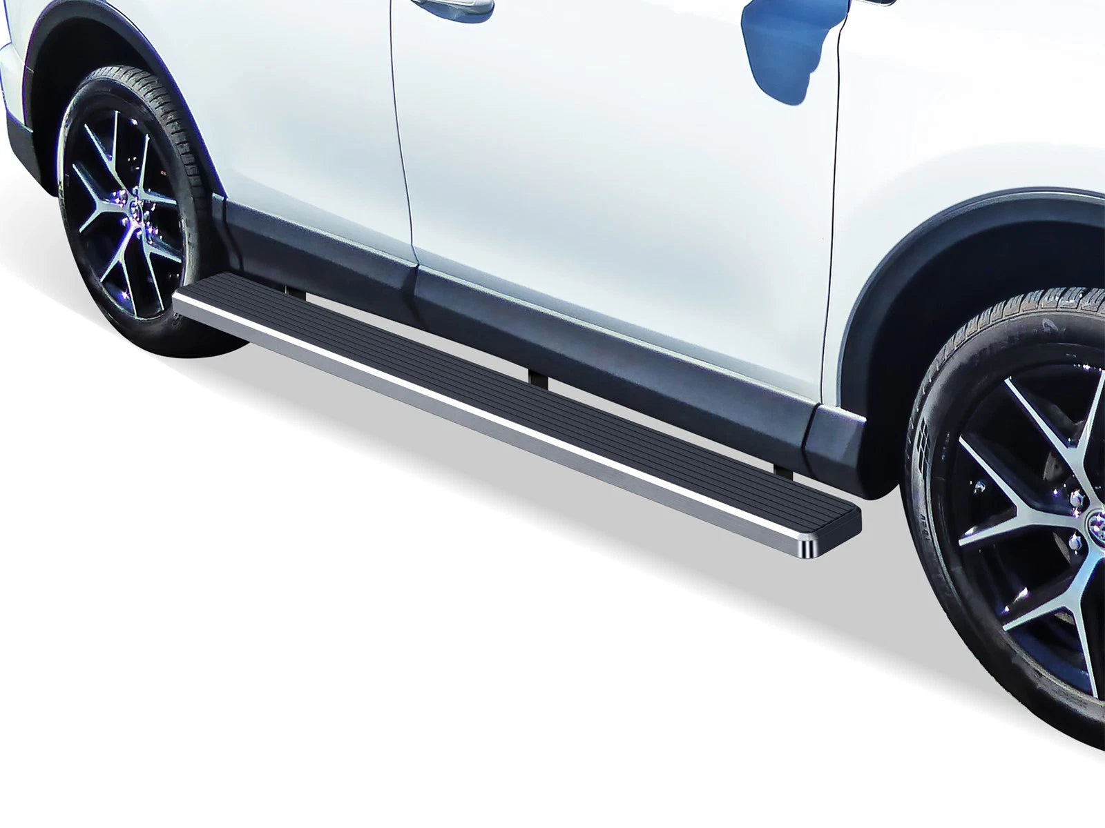 6-Inch Stainless Steel Running Boards for Toyota RAV4 (2016–2018)