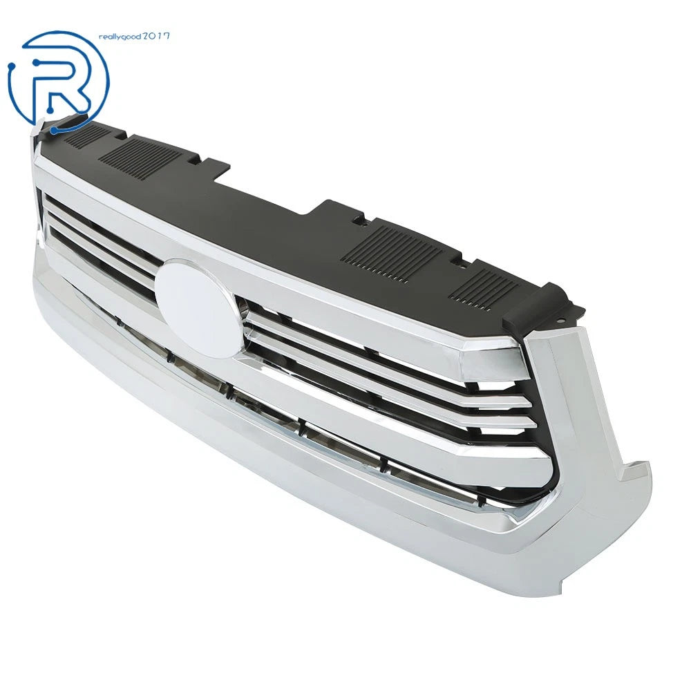 Center Mesh Front Grille for Toyota Tundra (2014-2021) Chrome Plastic