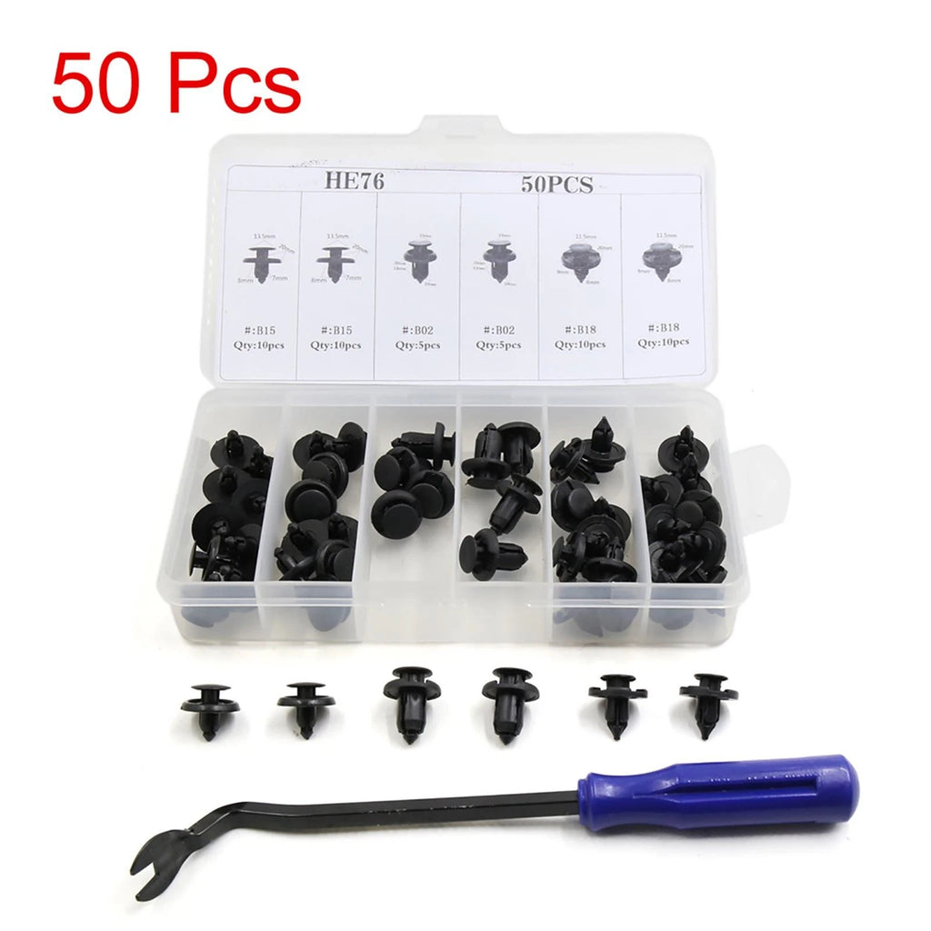 50pcs Panel Retainer Clips Assortment for Subaru (Various Models)