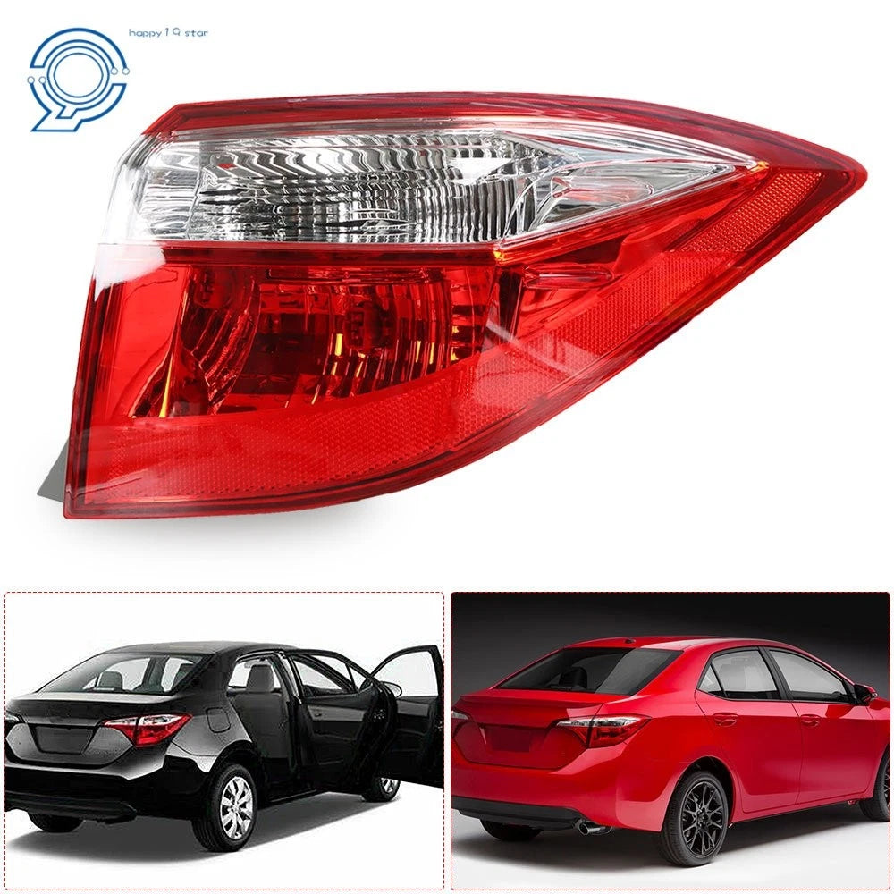 Red Halogen Outer Tail Light Lamp for Toyota Corolla (2014–2016)