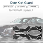 Set of 1 Door Kick Guard for Mazda Atenza (2013–2020) Black Front Rear