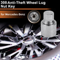 308 Wheel Lock Lug Nut for Mercedes-Benz (Locking Nut Key Socket)