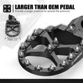 CNC Forged Foot Peg Rest Pedal for Yamaha YZ 250F YZ 450F 450FX WR450F (2024–2025)