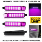 Set of 4 LED Door Courtesy Lights for Chevy Silverado Suburban Tahoe Sierra Yukon