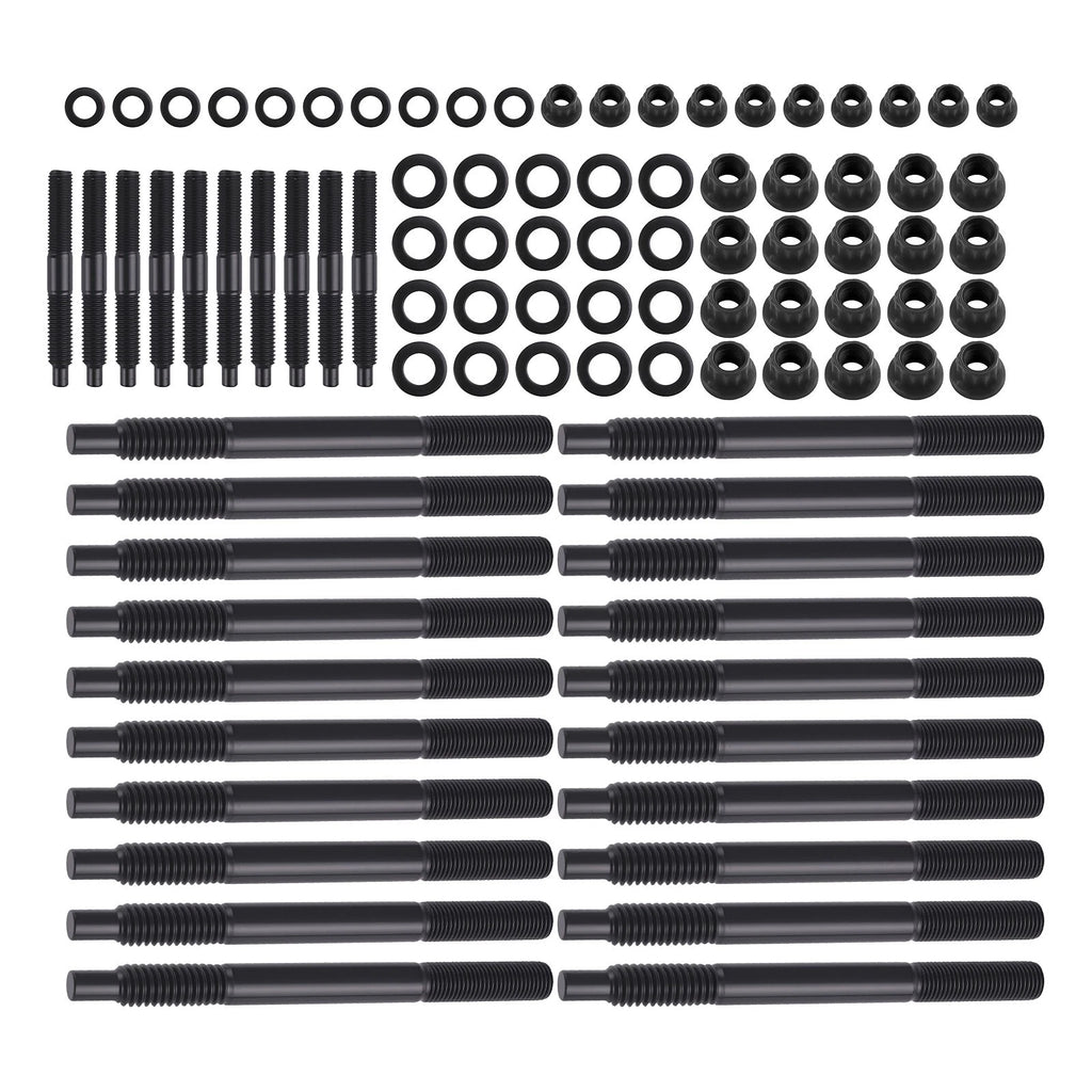 12-Point Cylinder Head Stud Kit & Nuts for Chevy Gen III/IV LS (2000–2023)