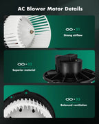 A/C Heater Blower Motor with Fan Cage for Nissan Quest (1999–2002)