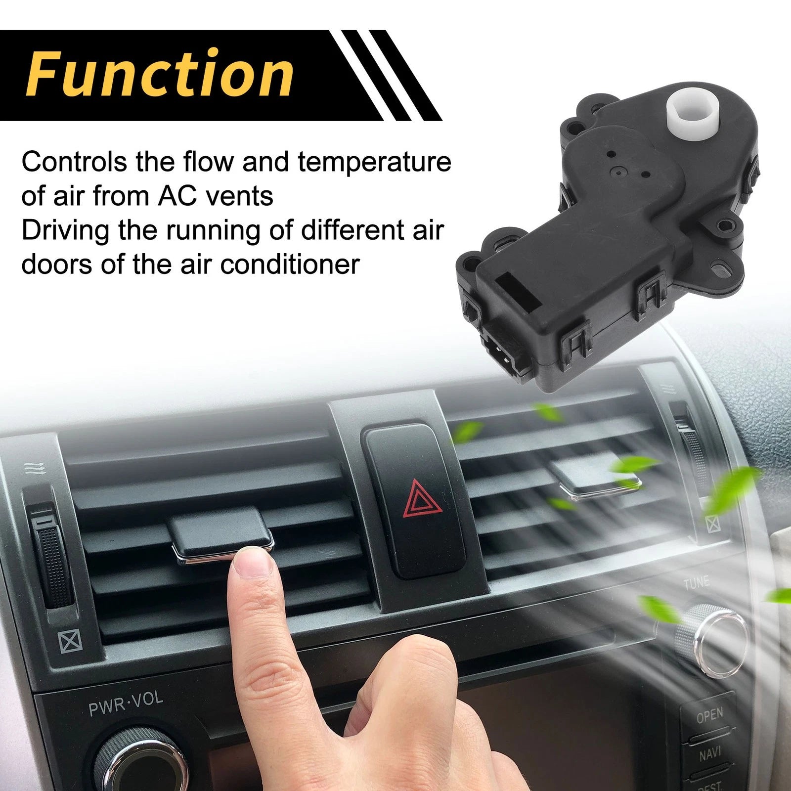 HVAC Air Door Actuator Heater Blend for Chevrolet Colorado (2004–2012) No. 604132