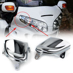 Pair Front Headlight Decor Covers for Honda Goldwing GL1800 (2001–2011)